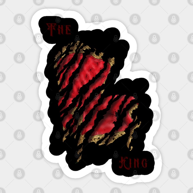 Bloody King Sticker by nelateni